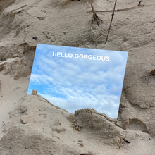 Load image into Gallery viewer, HELLO GORGEOUS MIRROR STICKER/DECAL
