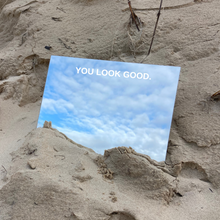 Load image into Gallery viewer, YOU LOOK GOOD MIRROR STICKER